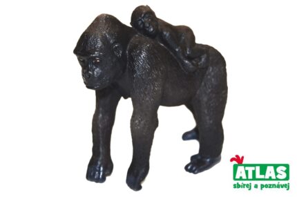 A - Gorila a mládě 7 cm