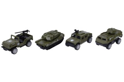 Auto vojenské kovové 8 cm