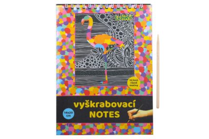 Vyškrabovací notes 14x20cm / 10 listů