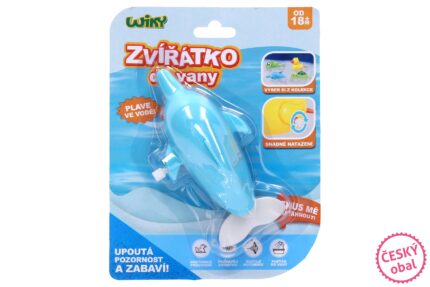 Delfín natahovací do vany 14 cm - český obal