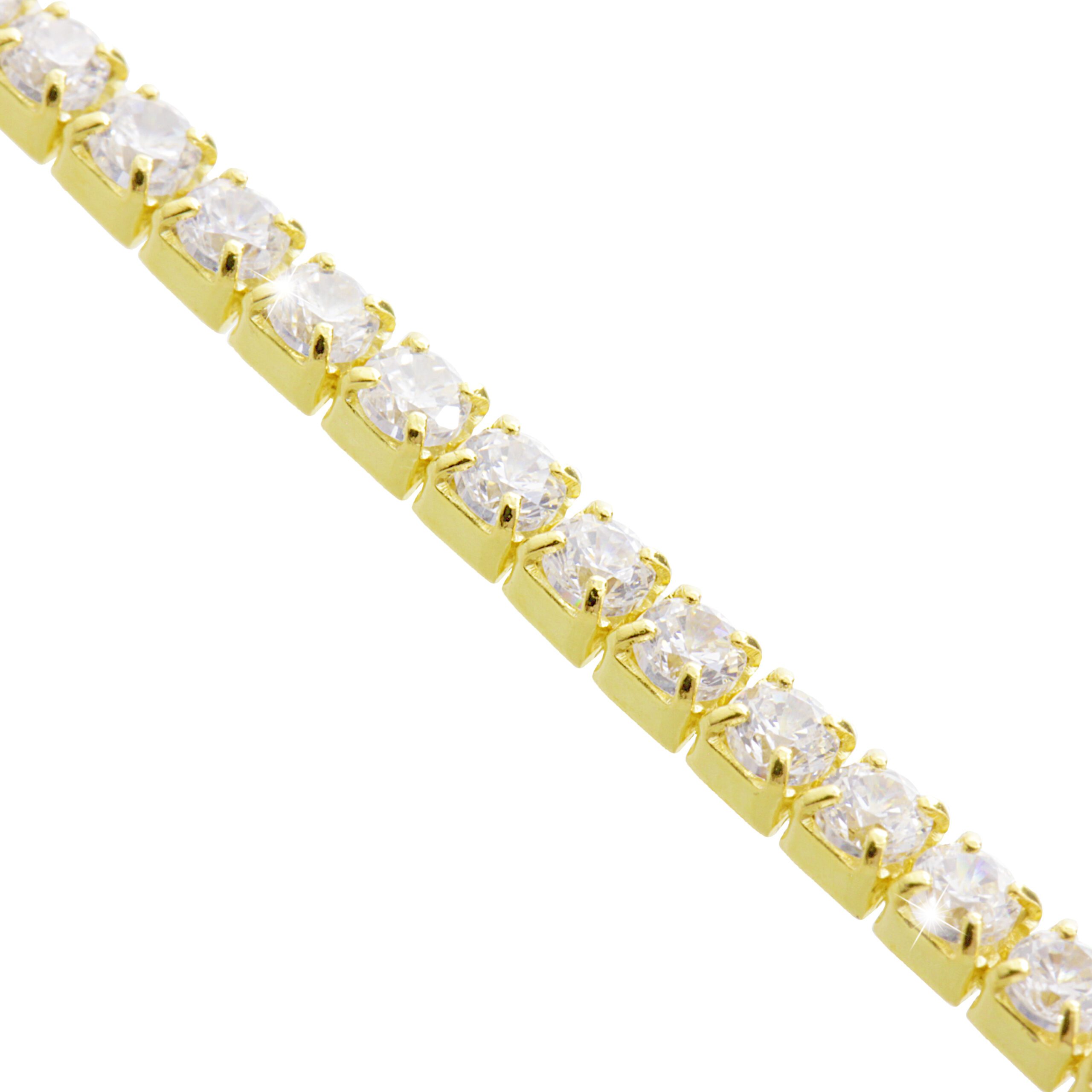 9402-1_9402-1-pozlaceny-stribrny-naramek-stras-jednoduchy-s-kubickymi-zirkony-crystal-b-stribro-925-1000