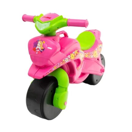DOLONI Odrážedlo motorka růžovo-zelená 70x32x52