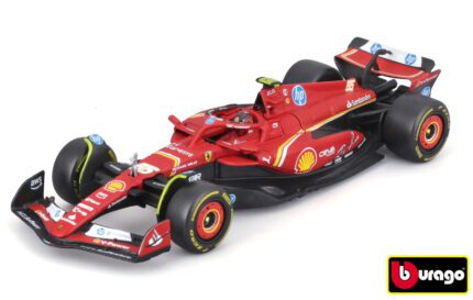 Bburago 1:43 Formula F1 Ferrari Scuderia SF-24 (2024) nr.55 Carlos Sainz - with driver and decorati
