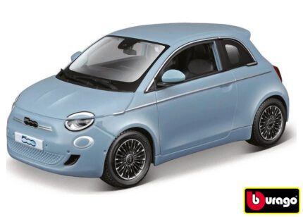 Bburago 1:24 Plus - Fiat 500e (2023) - Blue