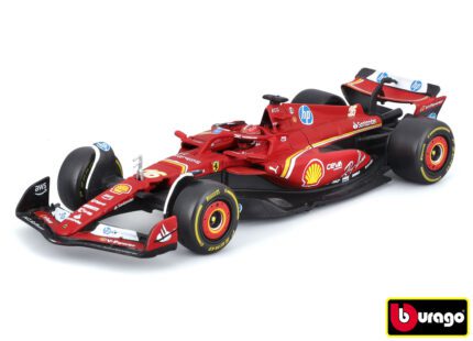 Bburago 1:43 Formula F1 Ferrari Scuderia SF-24 (2024) nr.16 Charles Leclerc - with driver and decor