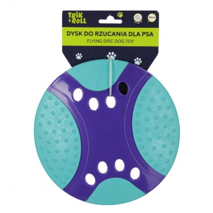 Hračka pro mazlíčky Létající disk pro psy modrý 23 cm