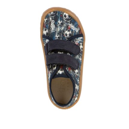 Chlapecké plátěné barefoot tenisky CANVAS BLUE+ -29
