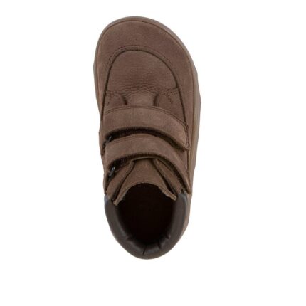 Dětské zimní barefoot boty ZERU TEX BROWN -13