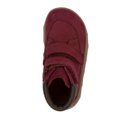 Dětské zimní barefoot boty ZERU TEX BORDEAUX -9