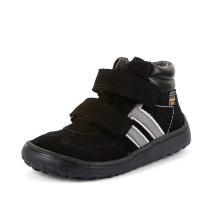 Dětské celoroční kotníkové barefoot boty F-MOTION TEX BLACK -20
