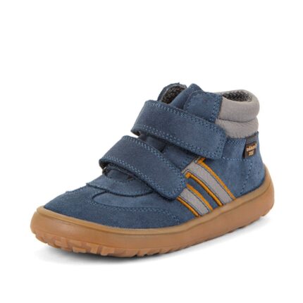 Chlapecké celoroční kotníkové barefoot boty F-MOTION TEX DENIM -2