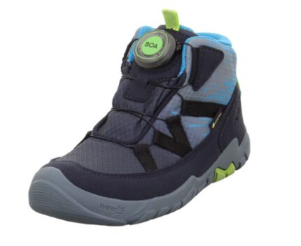 Chlapecké celoroční barefit boty TRACE Blue/ Light Green GTX 1-006040-8010