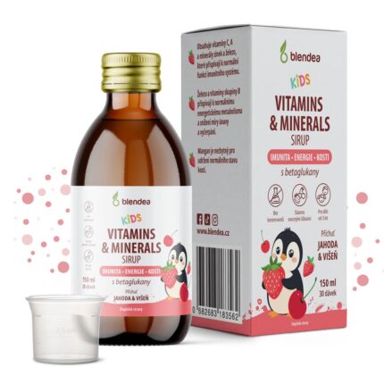 Blendea KIDS Sirup s vitaminy, minerály a betaglukany 150 ml