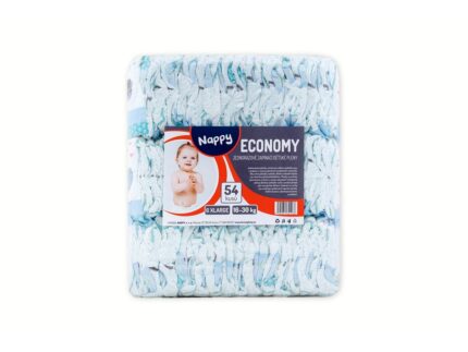 Dětské pleny NAPPY ECONOMY XLarge 16-30kg 54ks