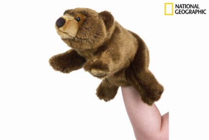 National Geographic maňásek Medvěd Grizzly 23 cm