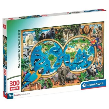 Clementoni Puzzle 300 Úžasný svět zvířat