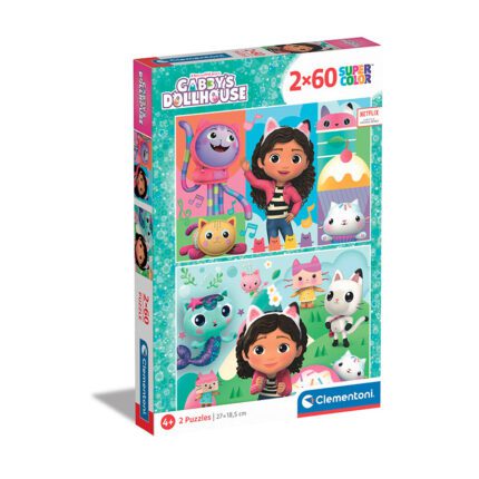 Puzzle Gábinin kouzelný domek 2x60 dílků