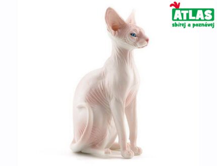 B - Figurka Kočka Sphynx 8,5 cm
