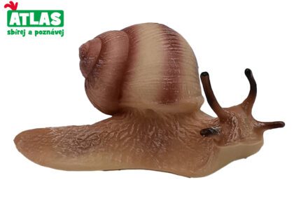 A - Figurka Hlemýžď pruhovaný 9 cm