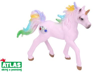 A - Figurka Jednorožec barevný 10 cm