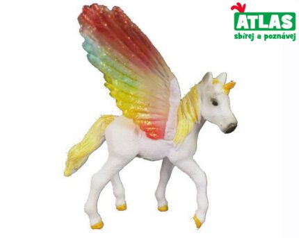B - Figurka Jednorožec s křídly 9 cm