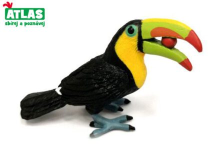 A - Figurka Tukan obrovský s ovocem 7,5 cm