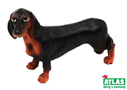 E - Figurka Pes Jezevčík krátkosrstý 18,5 cm