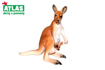 A - Figurka Klokan s mládětem 9 cm