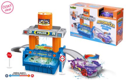Auto měnící barvu podle teploty set s myčkou 35 cm - český obal