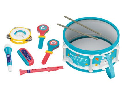 Hudební nástroje set s bubnem 28 cm