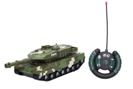 Tank RC na dálkové ovládání s efekty 28 cm