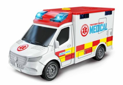 Auto sanitka s efekty 15,5 cm