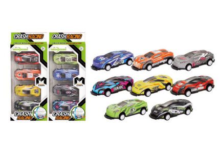 Auta 4 ks set 9 cm