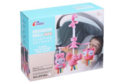 Kolotoč závěsný na kočárek modrý 32 cm