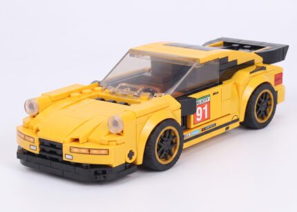 Stavebnice Auto žluté 16,5 cm