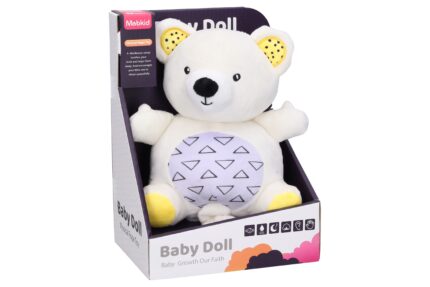 Natahovací medvěd s melodiemi plyšový 19 cm