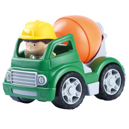 Playgo Auto stavební s figurkou 14x9,9x10,7 cm