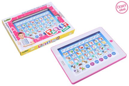 Tablet maxi růžový 24x18 cm - Český obal