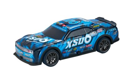 Auto závodní s efekty modré 19,5 cm