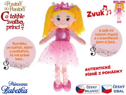 Panenka Princezna Babetka 35cm česky zpívající
