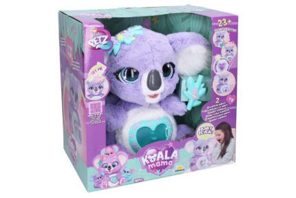 Koala s mládětem a rostoucím bříškem 34 cm
