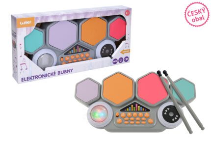 Bicí souprava elektronická 42 cm - český obal